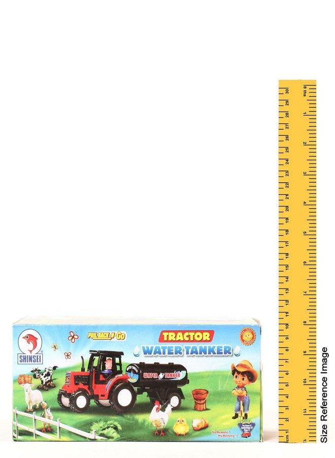 Shinsei Tractor Water Tanker Maintenance Free Pullback Spring Action Race Toy Gift for Boys 3+ Years. Strong ABS Plastic, NO Sharp Edges, BIS Certified. Pack of 1, Color Green - Image 4